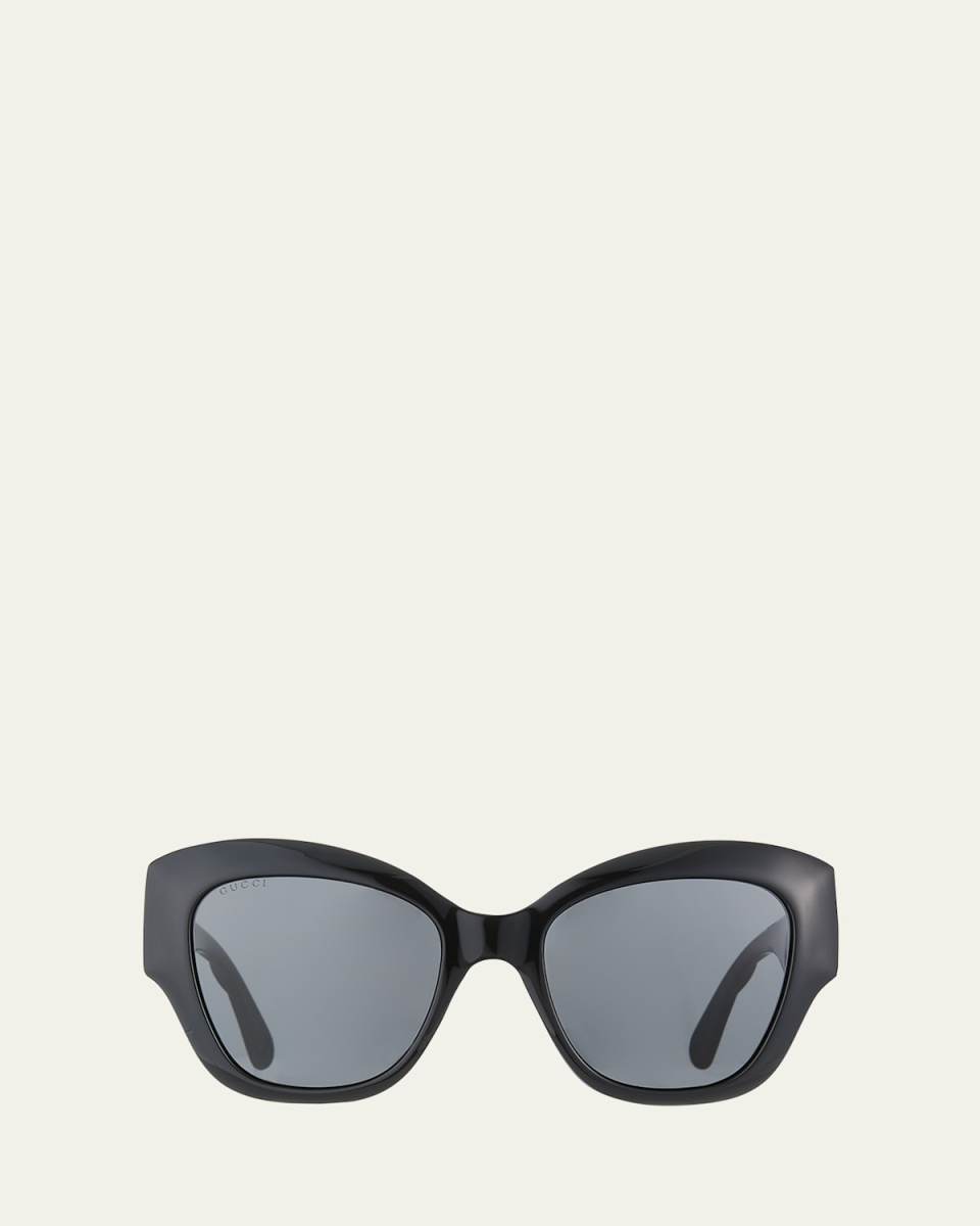 Oversized Acetate Butterfly Sunglasses